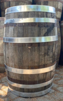 Whisky Holzfass 180 Liter mit neuen vezinkten Reifen