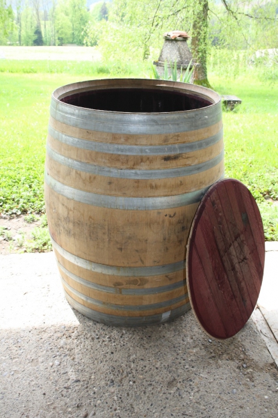 Regentonne 500 Liter vom Holzfass gefert Kaufen auf Ricardo