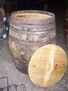 380 Liter Cognac-Fass als Regentonne oder Tauchbecken